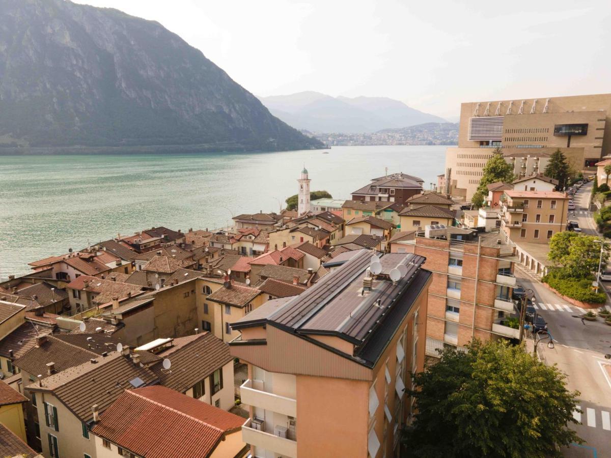 Casa Elea_ Panoramic Attic In City Center Campione dʼItalia Zewnętrze zdjęcie